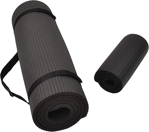 Anti-Slip Yoga Mat with Carry Strap