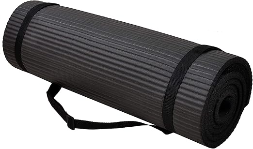 Anti-Slip Yoga Mat with Carry Strap