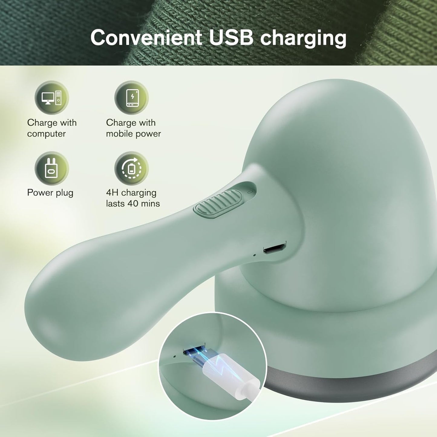 Rechargeable Electric Lint Remover
